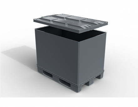 Разборный пластиковый контейнер Polybox