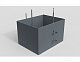 Разборный пластиковый контейнер Polybox 1450х1125