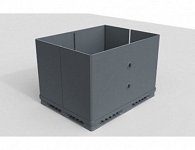 Разборный пластиковый контейнер Polybox 1450х1125